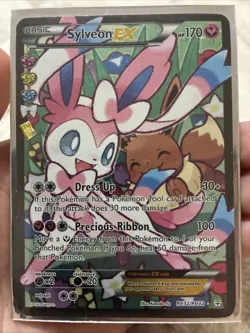 Pokemon TCG XY Generations Sylveon EX Full Art RC32-32 Radiant Collection 2016 - Image 1