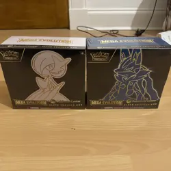 Pokemon Center Mega Evolution Gardevoir & Lucario ETB Elite Trainer Box Sealed - Image 1