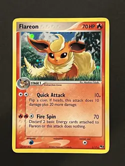 2006 Pokemon POP Series 3 Flareon 002/017 Holo - Image 1