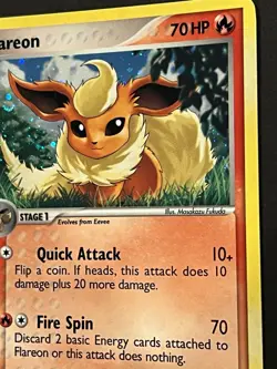 2006 Pokemon POP Series 3 Flareon 002/017 Holo - Image 2