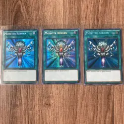 Yu-Gi-Oh! x3 Monster Reborn (TN19-EN011) Prismatic Secret Rare Promo LP/NM - Image 1