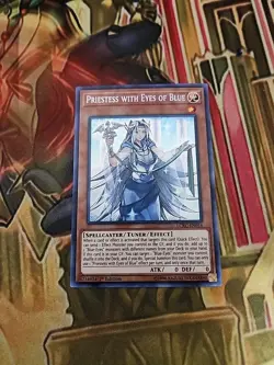 Priestess with Eyes of Blue LCKC-EN016 Secret Rare 1st Edition NM Yugioh - Image 1