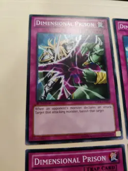 4x Dimensional Prison SDCR-EN033 Common 1st Ed LP Yugioh! - Image 2