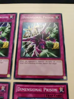 4x Dimensional Prison SDCR-EN033 Common 1st Ed LP Yugioh! - Image 3