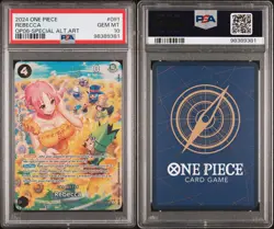Rebecca (SP) OP06 PSA 10 - One Piece OP05-091 Wings of the Captain Foil English - Image 3