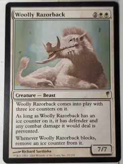 Woolly Razorback - Coldsnap - Magic the Gathering MTG Nice! - Image 1