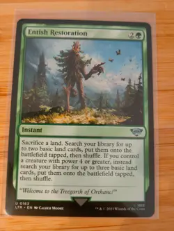 MTG Entish Restoration 0163 Lord Of The Rings M/NM Free UK P&P - Image 1