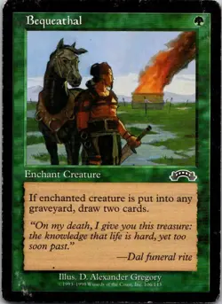 Magic the Gathering HP Bequeathal Exodus MTG Free Shipping! - Image 1