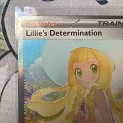 Lillie’s Determination 184/132 Full Art Trainer Secret Rare Pokemon TCG NM - Image 2