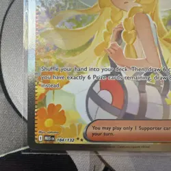 Lillie’s Determination 184/132 Full Art Trainer Secret Rare Pokemon TCG NM - Image 5