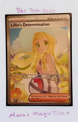Pokemon - Lillie's Determination SIR 184/132 - Mega Evolutions - Near Mint - Image 3