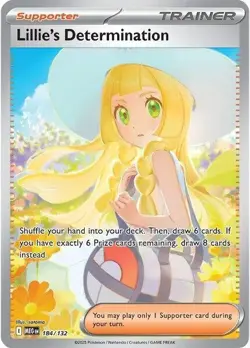 Pokemon - Lillie's Determination SIR 184/132 - Mega Evolutions - Near Mint - Image 4