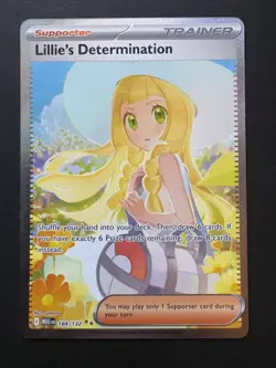 Pokemon TCG - Lillie's Determination 184/132 - Me01 Mega Evolution - NM (OC) - Image 1