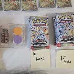 Pokemon Eevee SVP 173 Holo Full Art Card English-25,Prismatic Evolutions 50packs - Image 5