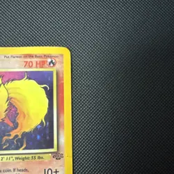 Pokemon TCG Flareon Jungle 3/64 Holo Unlimited Holo Rare Damaged - Image 3