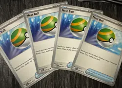 4X Nest Ball 084/091 X4 - Scarlet & Violet - Paldean Fates Playset - Pokemon TCG - Image 1