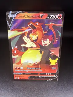 Lance's Charizard V SWSH133 Pokemon SWSH Black Star Promo Near Mint - Image 1