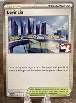 Play! Pokemon Prize Pack 7 Journey Together Cosmo Holo 150/159 Levincia - Image 1