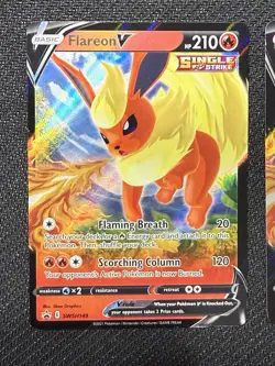 Pokemon TCG Flareon v Black Star Promo SWSH149 - 2 - Image 2