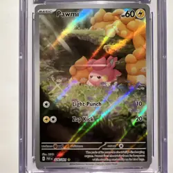 Paldean Fates, Pawmi Pokemon 2024, Illustration Rare, CGC Gem Mint 10, #226/091 - Image 2