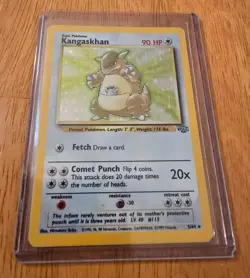 1999 Rare Holo Pokemon Kangaskhan, Clefable, Clefairy, Pidgeot, Wigglytuff - Image 1