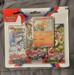 Pokemon TCG Lot Of (2) Scarlet And Violet, 3 Pack Blister, Arcanine - Image 3