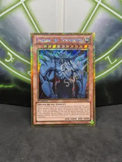 Yugioh Obelisk the Tormentor PGLD-EN030 Eric Stuart Kaiba Signed 1st Edition NM - Image 1