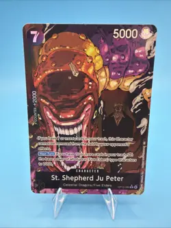 St. Shepherd Ju Peter (R) Alt Art OP13-084 One Piece TCG Carrying On His Will - Image 1