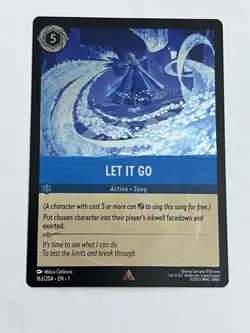 Let It Go - 163/204 - Rare NM-Mint Disney Lorcana: The First Chapter Lorcana - Image 1