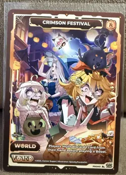 Gamersupps Vcard Crimson Festival - Halloween Promo Card - Image 1