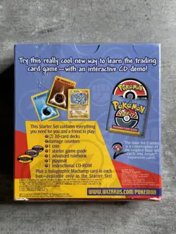 Pokemon Card Base Set 2, Starter Theme Deck WOTC 1999-2000, New & Sealed (1) - Image 2