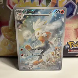 Pokemon TCG Raboot 147/142 Illustration Rare Stellar Crown NM - Image 1