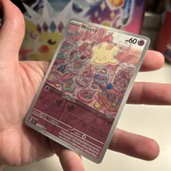 Pokemon TCG Milcery Illustration Rare Holo Card Stellar Crown Series 152/142 - Image 5