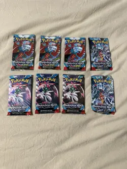 Lot Of 8 Pokemon TCG Scarlet & Violet Paradox Riff Booster Packs. New/Sealed - Image 1