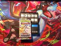 VERY HEAVY! GOD PACKUUU 22.39g Prismatic Evolutions Pokemon TCG Booster (SEALED) - Image 1