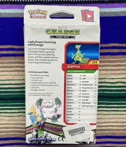 Pokemon Celestial Storm Leaf Charge Theme Deck Sceptile Holo 2018 Sun & Moon NEW - Image 2