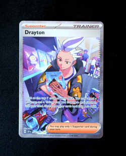 Pokemon Card - Drayton 244/191 Surging Sparks - Special Illustration Rare - NM ⭐ - Image 1