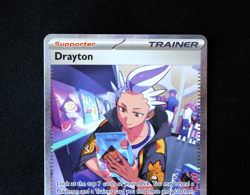 Pokemon Card - Drayton 244/191 Surging Sparks - Special Illustration Rare - NM ⭐ - Image 2