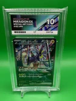 Miraidon ex 102/078 sv1v Violet ex Ace Grading Gem Mint 10 Japanese Pokemon - Image 1