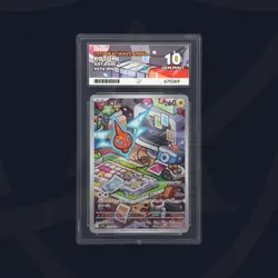 Rotom 074/063 sv9a Heat Wave Arena Ace Grading Gem Mint 10 Pokemon - Image 1