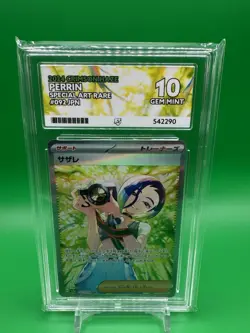 Perrin 092/066 sv5a Crimson Haze Ace Grading Gem Mint 10 Japanese Pokemon - Image 1