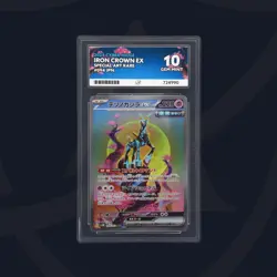 Iron Crown ex 094/071 sv5M Cyber Judge Ace Grading Gem Mint 10 Pokemon - Image 1