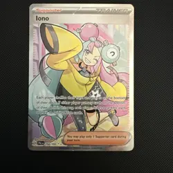 Iono 254/193 Pokemon TCG Paldea Evolved Holo Ultra Rare Full Art - Image 1