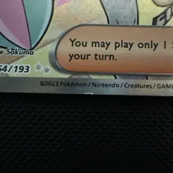 Iono 254/193 Pokemon TCG Paldea Evolved Holo Ultra Rare Full Art - Image 5