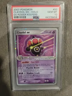 Pokemon 2007 Claydol Ex Holo #93 Power Keepers Psa 10 - Image 1