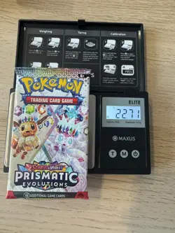 VERY HEAVY! GOD PACKUUU 22.71g Prismatic Evolutions Pokemon TCG Booster (SEALED) - Image 1