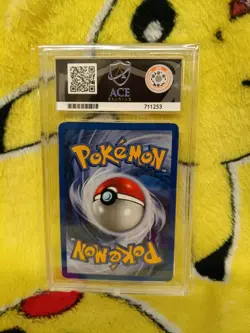 Pokemon Base Set 4th UK Print 1999-2000 Ponyta 60/102 Ace Graded 9 Mint - Image 3