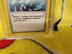 Pokemon Base Set 4th UK Print 1999-2000 Energy Removal 92/102 Ace Graded 9 Mint - Image 2