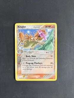 Pokemon TCG Kingler (Delta Species) 22/100 EX Crystal Guardians Regular Rare - Image 1