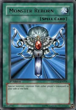 Monster Reborn 1st Ed Rare DPYG-EN019 Yu-Gi-Oh! - Image 1
